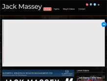 Tablet Screenshot of jackmasseyboxing.com